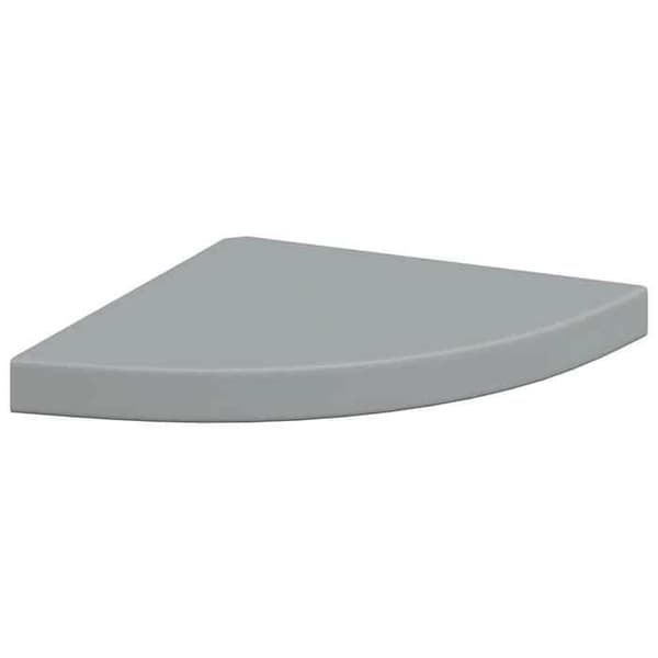 Maison Exclusive - Kulma kelluvat hyllyt 2 kpl harmaa 35x35x3,8 cm MDF grå