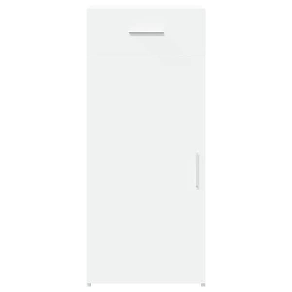 Maison Exclusive - Hvidt buffet 40x42,5x93 cm ingeniørtræ Vit