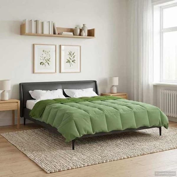Maison Exclusive - Hela året täcke 220 x 260 cm Grön