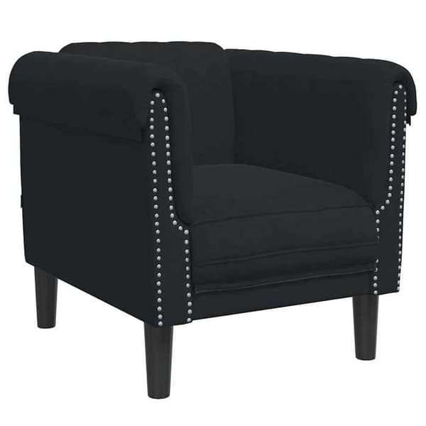 Maison Exclusive - 3 kpl:n musta samettisohvasetti
