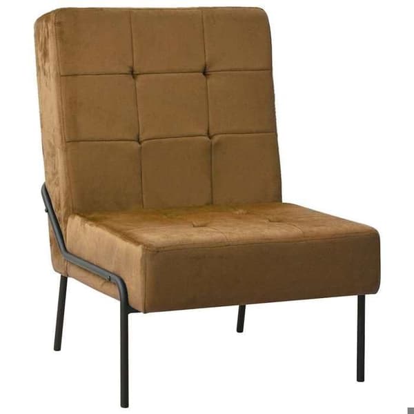 Maison Exclusive - Avkopplingsstol 65x79x87 cm Brun Sammet brun