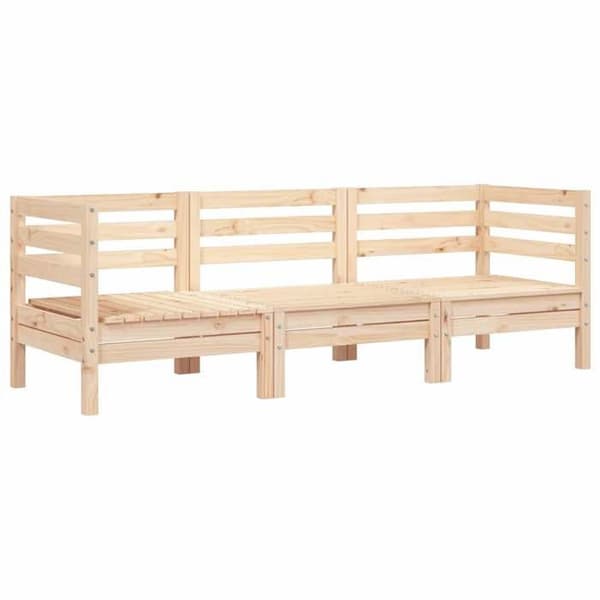 Havemøbel - EKSKLUSIVT HUS - 3 pladser - Massivt fyrretræ - Modulerbart - Vandafvisende lameller