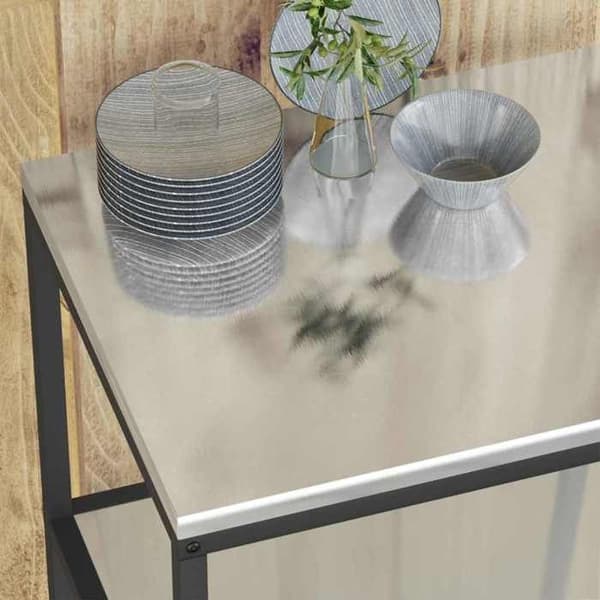 Köksställ - EXKLUSIVT HEM - HATTEM - Grå silver - 90×50×92 cm - Stål