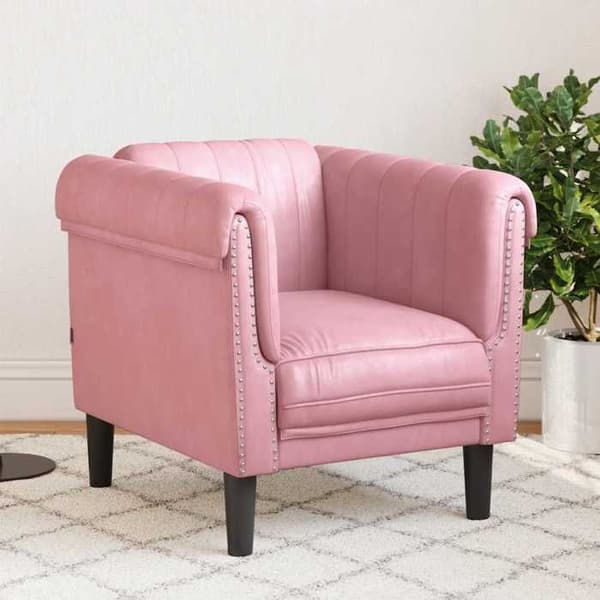 Maison Exclusive - Stole i lyserødt velour