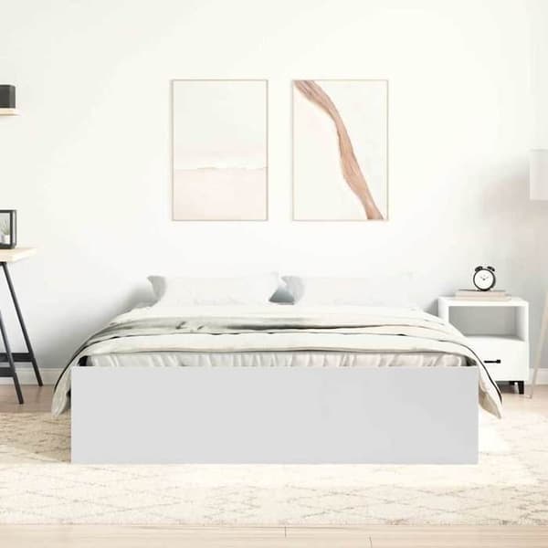 Sengestel - EKSKLUSIV HUS - 140x200 cm - Hvid - 6 rum - Lamelseng Vit