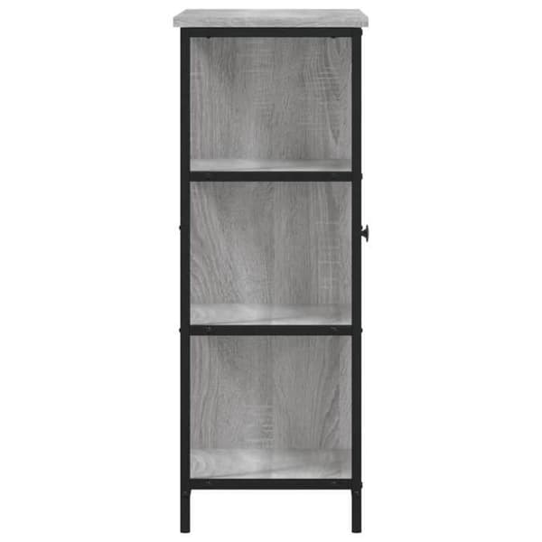 Maison Exclusive - Buffé Sonoma grå 70x30x80 cm ingenjörsträ