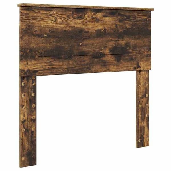 Maison Exclusive - Sängram Rökt ek 90 x 190 cm Ingenjörsträ