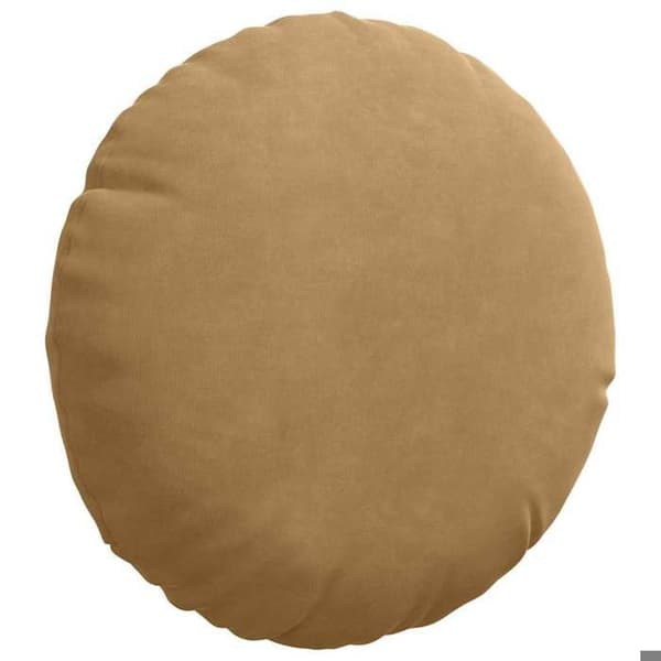 Sittkuddar - EXKLUSIVT HEM - Ø30 x 13 cm (2-pack) - Sammet - Rund - Brun brun