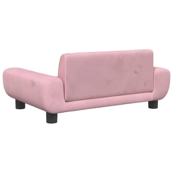 Maison Exclusive - Koiran sänky vaaleanpunainen 70x45x33 cm sametti rosa