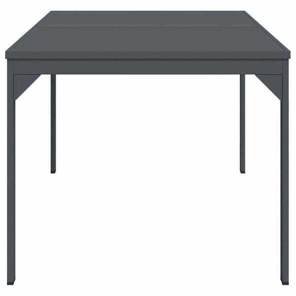 Utomhusbord - EXKLUSIVT HUS - Förlängningsbord - Antracit - Stål - Fällbart 210 x 90 x 73 cm antracit