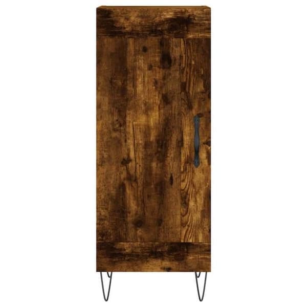 Maison Exclusive - Buffé Ek rökt 34,5x34x90 cm Ingenjörsträ