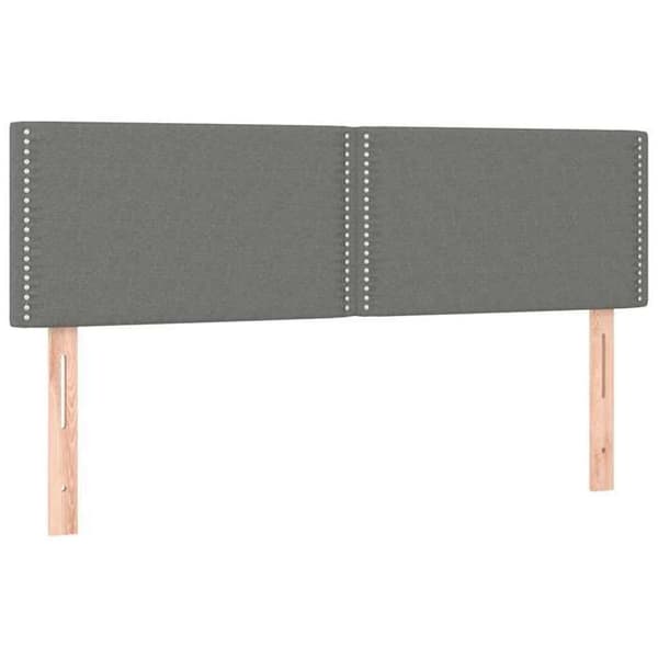 Maison Exclusive - Hovedgærder Mørkegrå 144x5x78/88 cm Stof