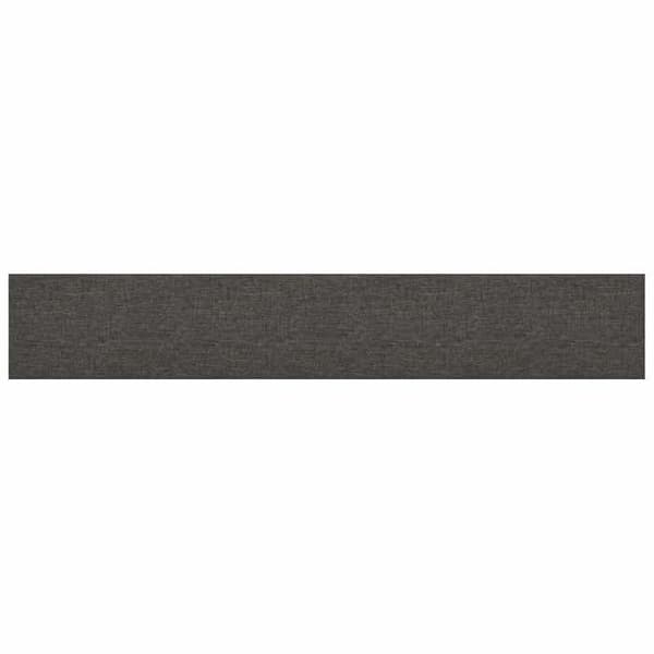 Maison Exclusive - Väggmonterad sänggavel 12 pc 90 x 15 cm Mörkgrå tyg