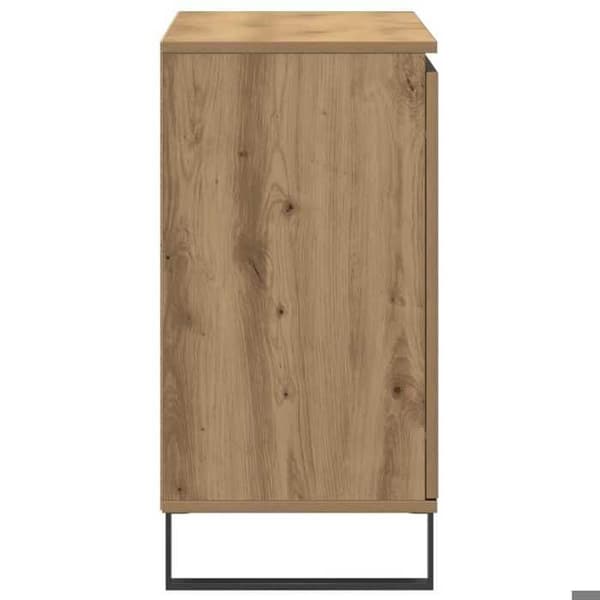Maison Exclusive - Buffet i håndlavet egetræ 101,5x35x70 cm i ingeniørtræ
