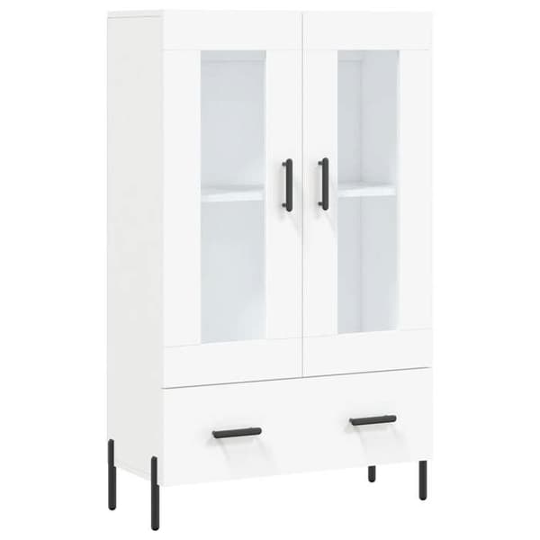 Maison Exclusive - Buffé hög vit 69,5x31x115 cm ingenjörsträ