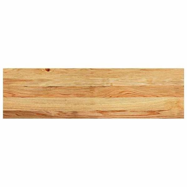 Maison Exclusive - Trappsteg 16 st ljusbrun 90x25x2 cm massiv ek