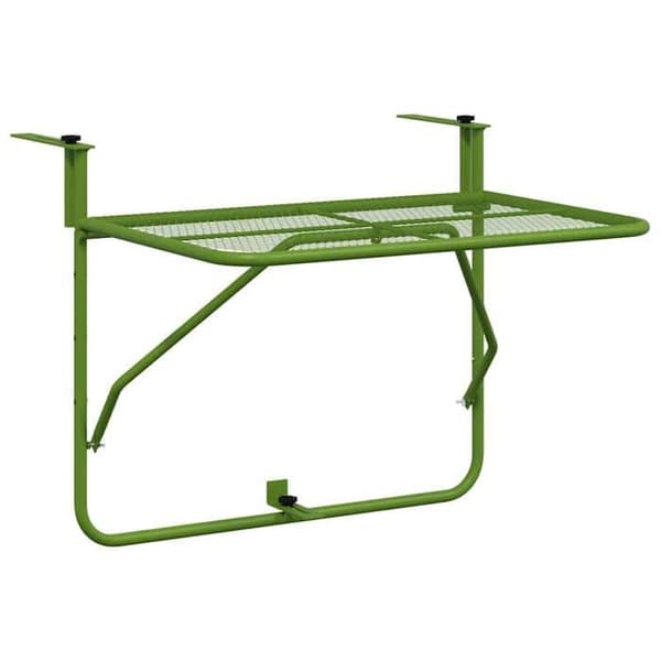 Maison Exclusive - Balkongbord Grön 60x40 cm Stål Grön