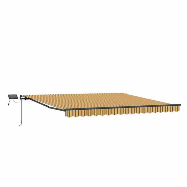 Maison Exclusive - Fällbart Markis Multicolor 450 × 350 cm Tyg och Aluminium