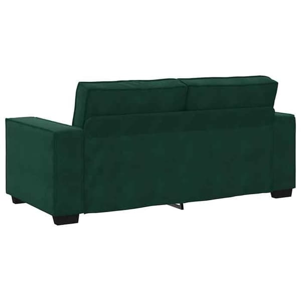 Maison Exclusive - Soffa 2 platser mörkgrön 180 x 78 x 84 cm sammet Mörkgrön