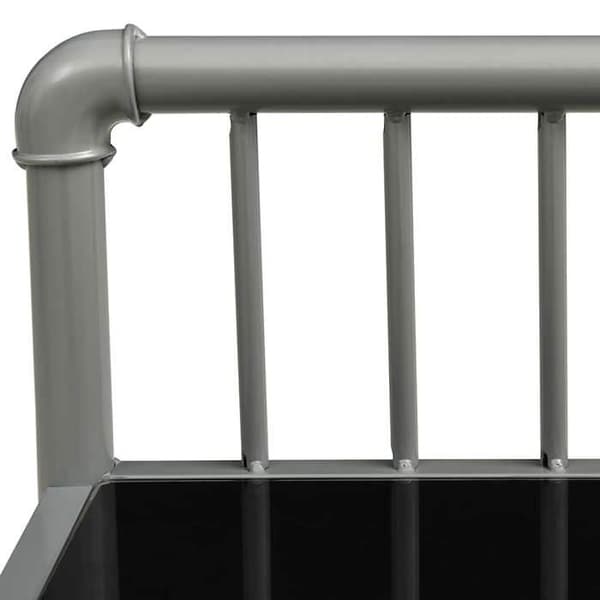 Maison Exclusive - Natborde 2 stk Grå og sort Metal og glas