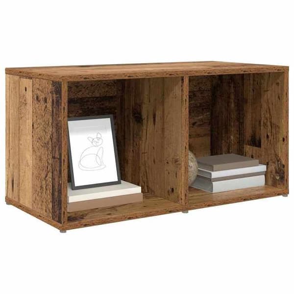 TV-möbel - EXKLUSIV HEM - 72 x 35 x 37 cm - Brun - Ingenjörsträ - Väggmontering brun