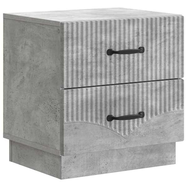 Natskab - EKSKLUSIV HUS - 43 x 34,5 x 44,5 cm - 1 skuffe - Beton grå - Ingeniørtræ Betonggrå