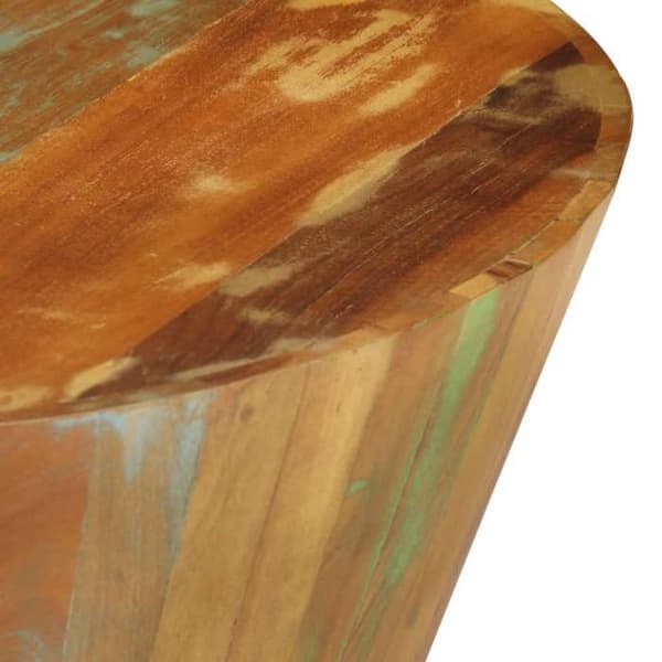 Maison Exclusive - Sofabord Ø65x31 cm Massivt genbrugstræ Blå