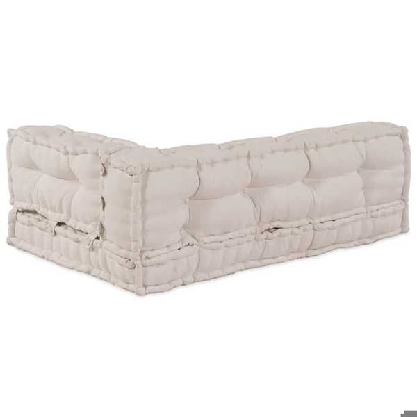 Tyynynpala - MAISON EXCLUSIVE - 3 kpl - Kermainen - 120 x 80 x 34 cm - Vaahdotäyte Grädde
