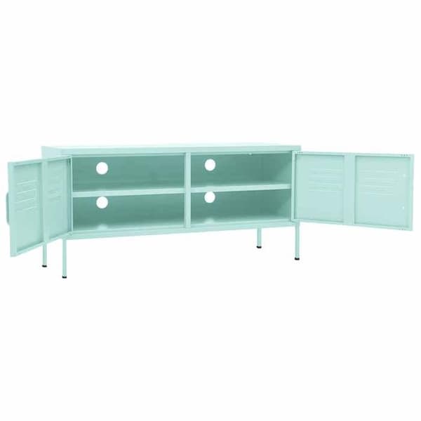 Maison Exclusive - TV-møbel Mintgrøn 105x35x50 cm Stål