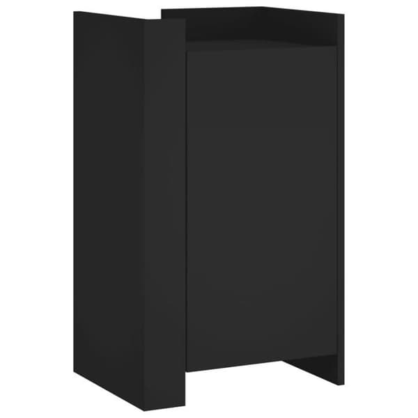 Maison Exclusive - Svart buffé 45x35x75 cm ingenjörsträ