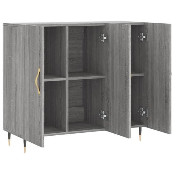Maison Exclusive - Buffet sonoma grå 90x34x80 cm ingenjörsträ