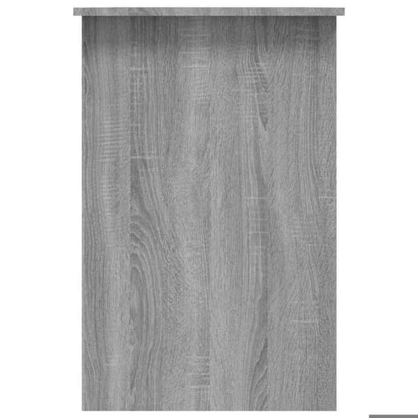 Maison Exclusive - Bureau Sonoma grå 100x50x76 cm Ingeniørtræ Grå