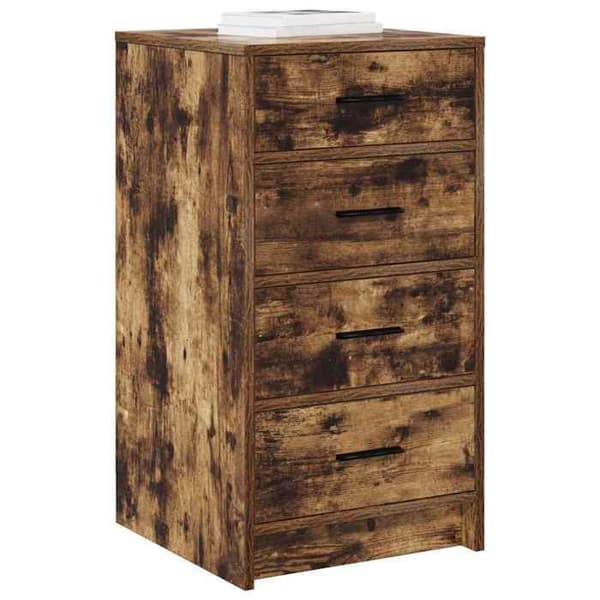 Maison Exclusive - Buffé Ek rökig 40 x 41 x 75 cm Ingenjörsträ Rökt ek