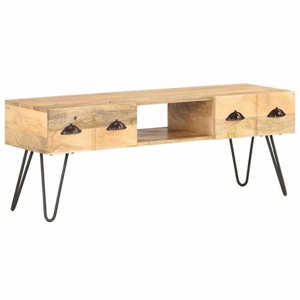 Maison Exclusive - TV-möbel 120x35x45 cm i solid mangoträ