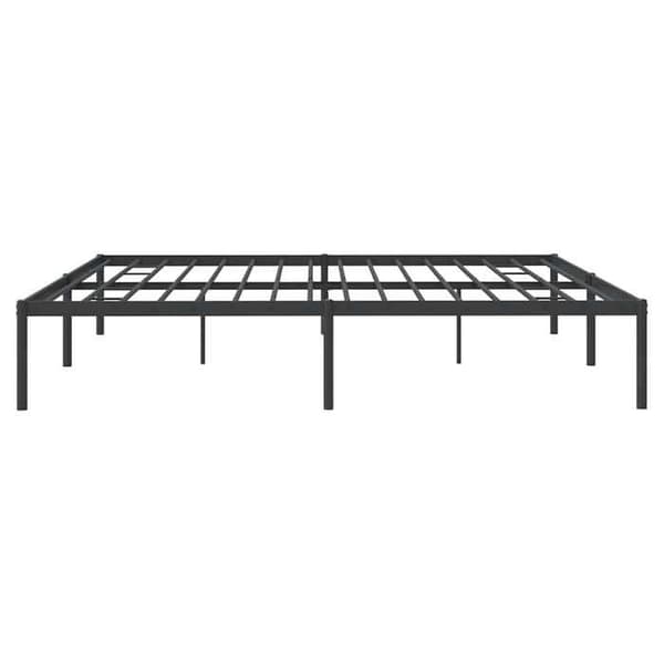 Maison Exclusive - Metal sengestel uden madras sort 200x200 cm
