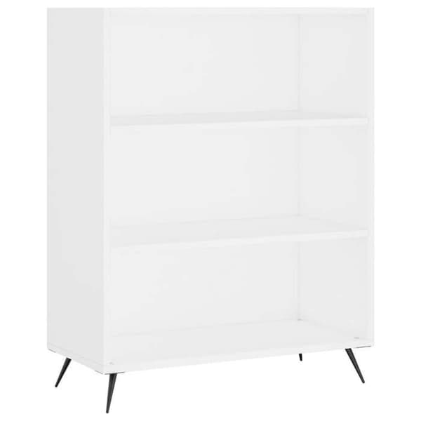Maison Exclusive - Buffé hög Vit 69,5x34x180 cm Ingenjörsträ