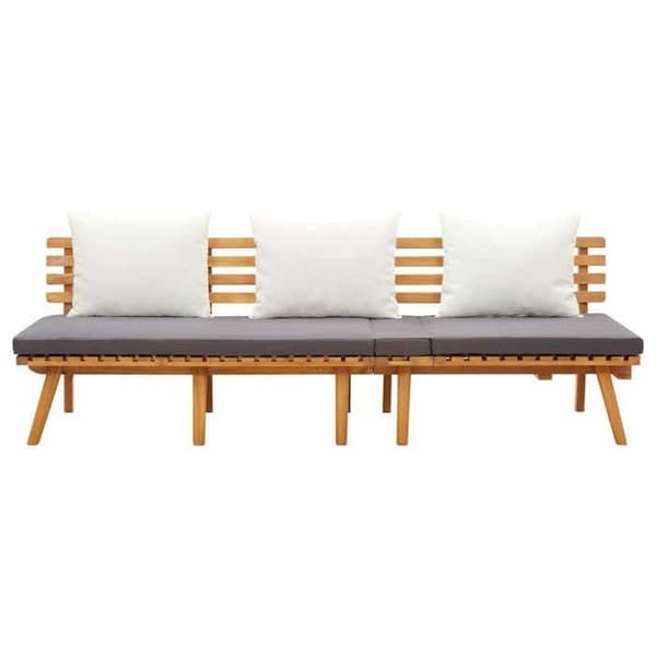 Maison Exclusive - Trädgårdssäng 200x65 cm i solid akaciaträ