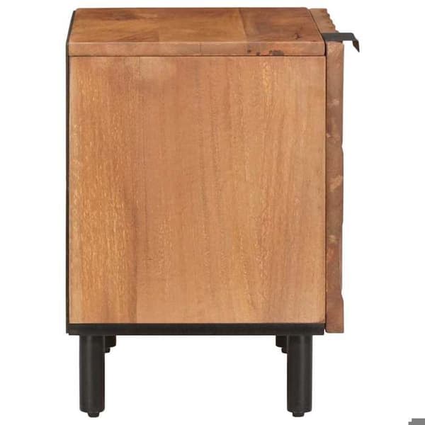 Maison Exclusive - Natbord 2 stk Brun 40 x 33 x 46 cm