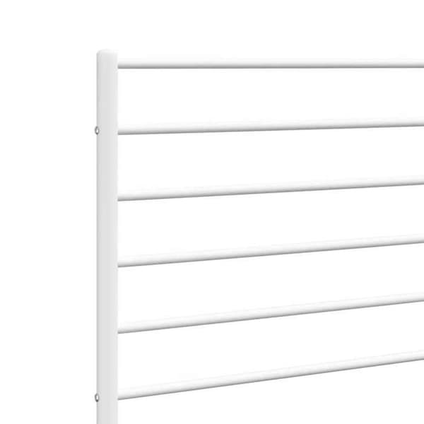 Maison Exclusive - Erstatnings hovedgærde metal hvid 150 cm