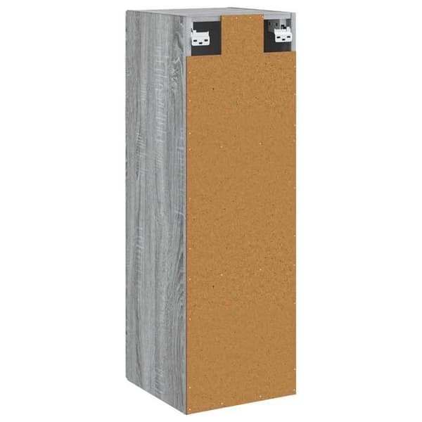 Maison Exclusive - Väggmonterat badrumsskåp Sonoma grå 33 x 34,5 x 100 cm Sonoma grå
