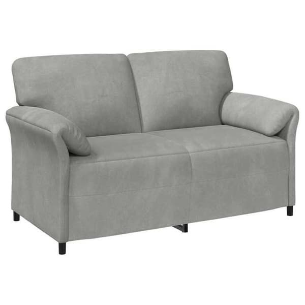 Maison Exclusive - Sofa 2 pladser Lys grå Velour
