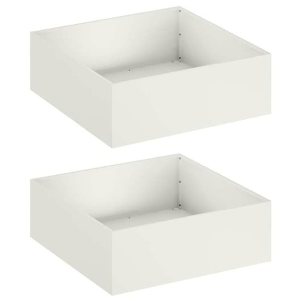 Maison Exclusive - Havekrukke 2 stk Hvid 60 x 60 x 20 cm Vit