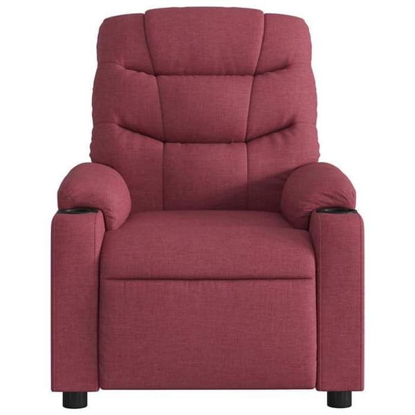 Maison Exclusive - Recliner Röd vinröd Tyg