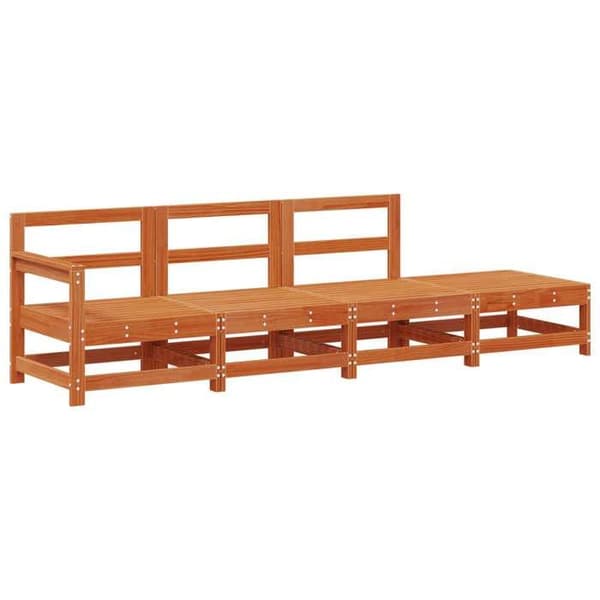 Maison Exclusive - Sektionelt sofaenhed Brun Ciré 252 x 62 x 70,5 cm