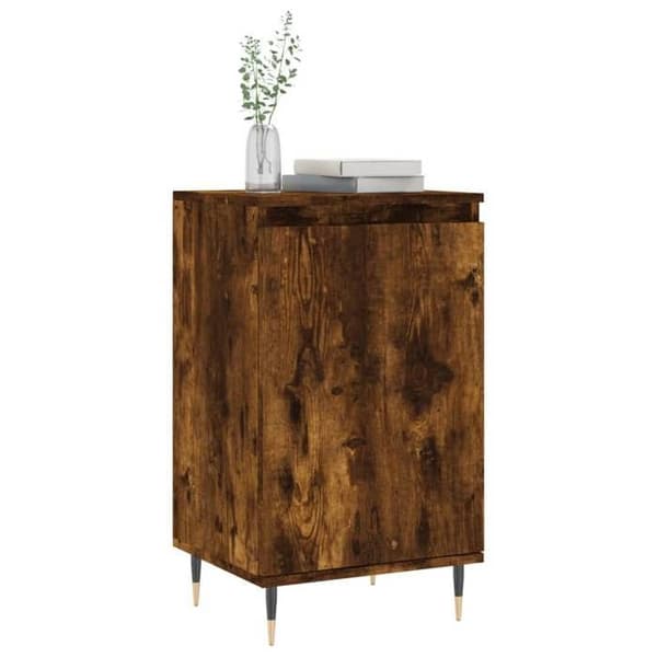 Maison Exclusive - Buffé i rökig ek 40x35x70 cm ingenjörsträ