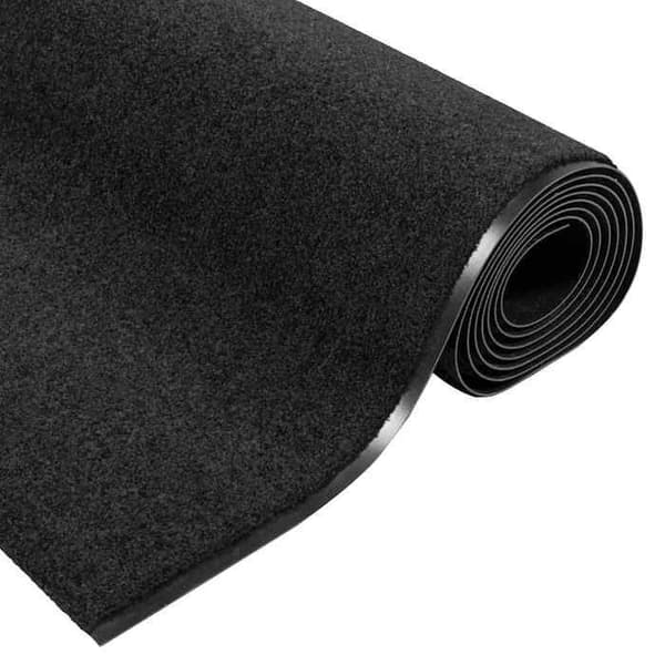 Maison Exclusive - Musta sisäänkäyntimatto 120 x 350 cm 100% polyamidia