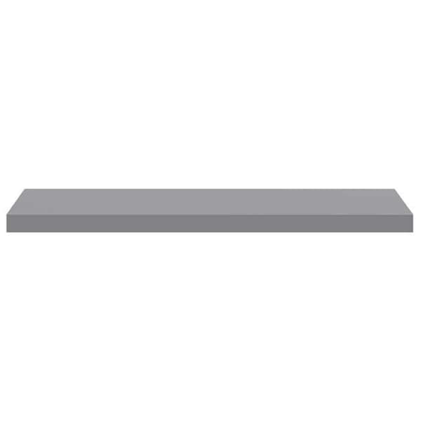 Maison Exclusive - Kelluva seinähylly harmaa 90x23,5x3,8 cm MDF Grå