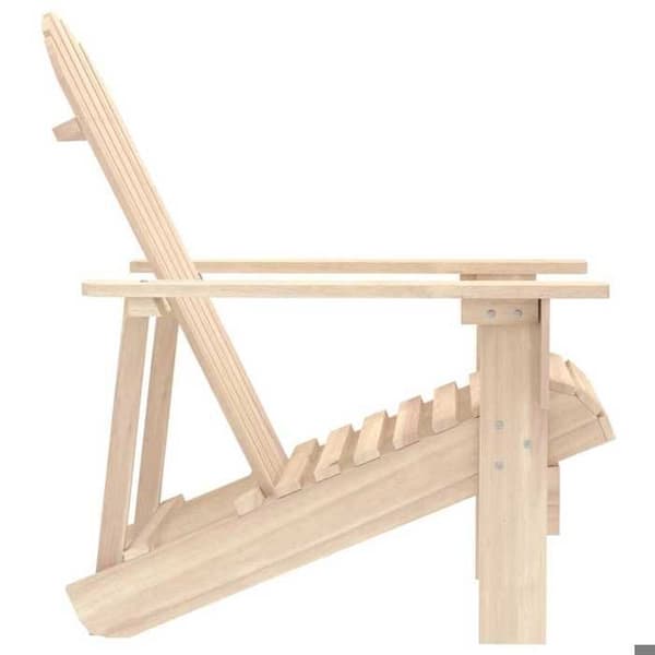 Maison Exclusive - Adirondack-stol i massivt granträ