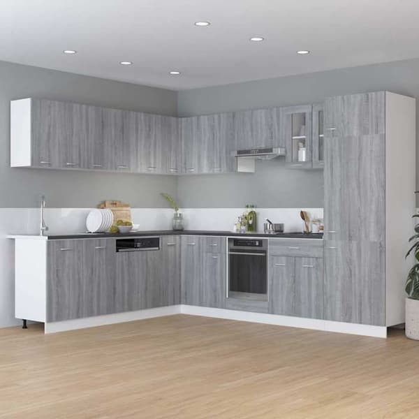 Maison Exclusive - Kommode med skuffer "Lyon" Grå Sonoma 60 x 46 x 81,5 cm Ingeniørtræ