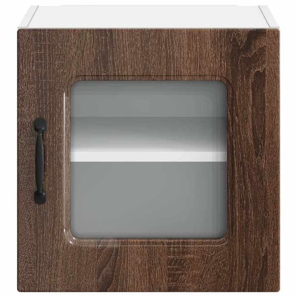 Maison Exclusive - Diskmaskinspanel Kalmar Brun ek 40 x 31 x 40 cm Brun ek